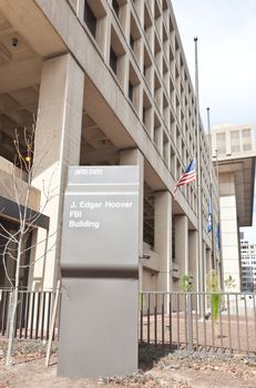 FBI building in Washington DC USA. This building was erected in 1908