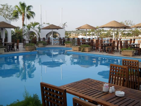 One of the hotels of Sharm El Sheikh, Egypt