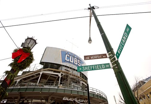 Chicago Downtown City Waveland Avenue Chicago Cubs