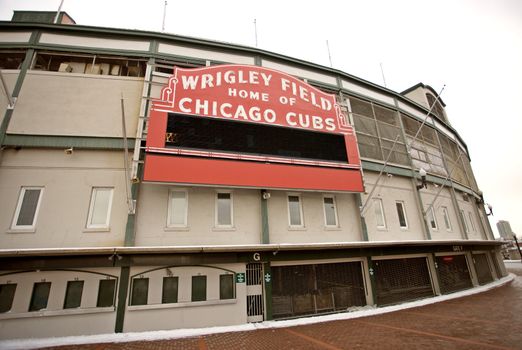 Chicago Downtown City Waveland Avenue Chicago Cubs