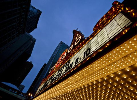 Chicago Downtown City  Night Photography