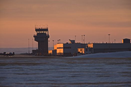 Airport Tower 15 Wing Air Force Base Moose Jaw