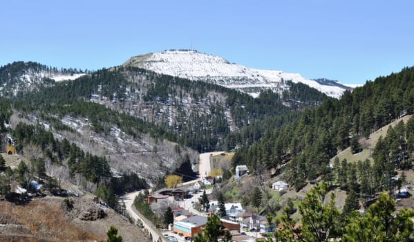 Deadwood with black hills