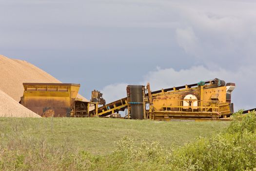 Gravel Crusher in Saskatchewan Canada