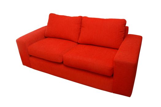 Home Sofa over white background.