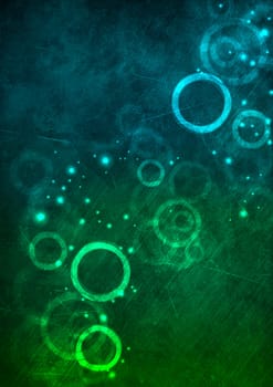 Abstract grunge background with circles, texture for the design