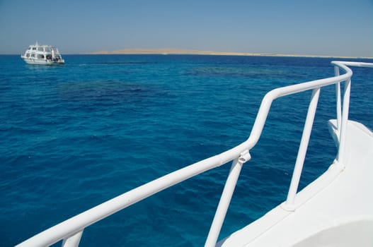 view from a yacht  in the red sea.....