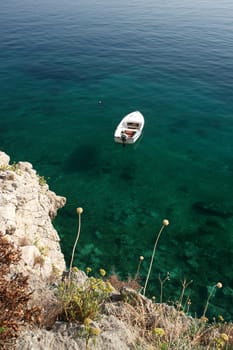 a boat in the adria croatia ....
