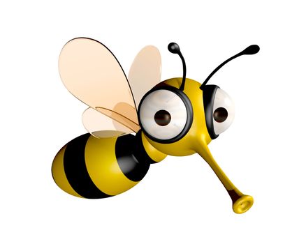 three dimensional funny bee