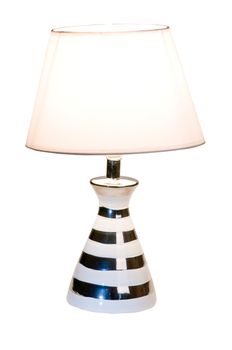 table lamp isolating on white background