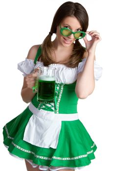 Sexy Irish St Patricks day girl