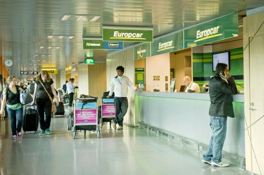 Rent car in Helsinki Airport, September 2011