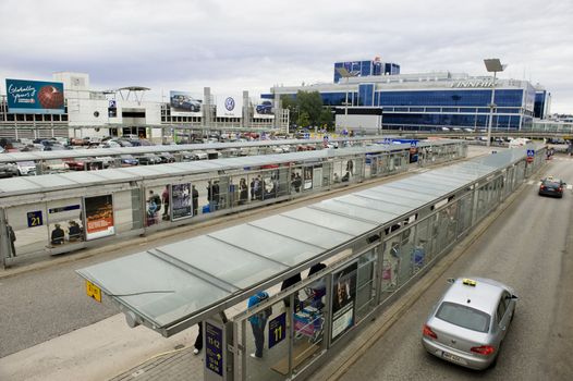 Helsinki international Airport Vantaa car parking, September 2011