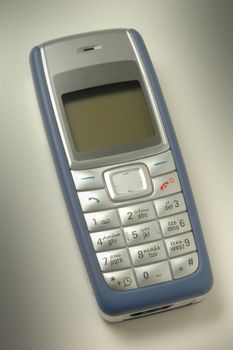 Mobile cell telephone with Arabic symbols on the buttons
