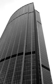 Modern architecture around the business district in France.