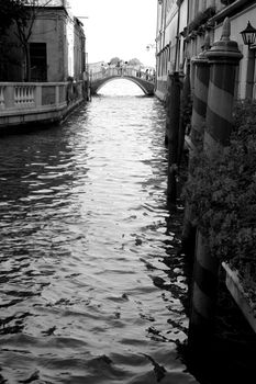 The beautiful canals of Venice, Italy.