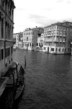 The beautiful canals of Venice, Italy.