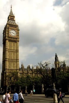 The amazing Big Ben in London taken with a Nikon.