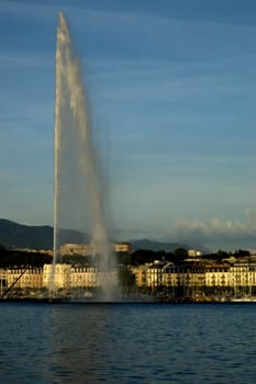 A fountain that is never turned off in Switzerland.