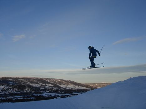 skiing view, Geilo