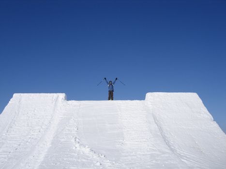 skiing view