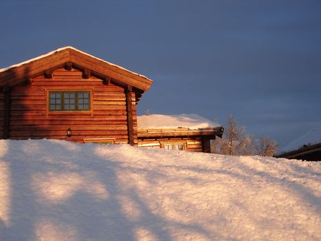 skiing view