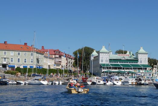 boating in the harbor