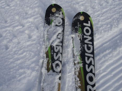 skiing view