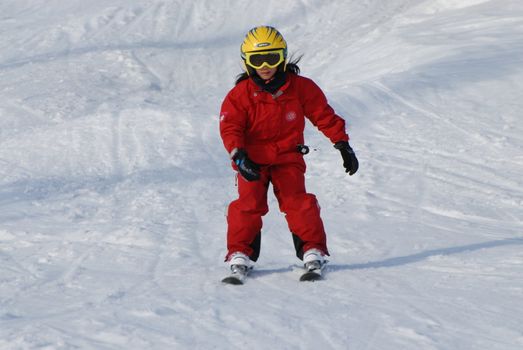 skiing view