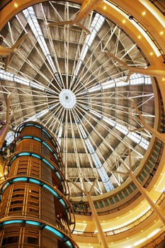 Kuala Lumpur Building from Inside. Petronas Twin Towers. Malaysia