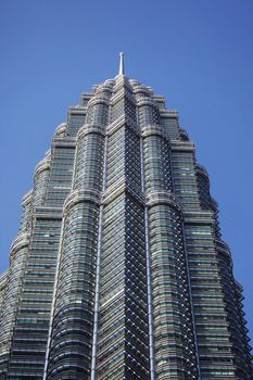 Empty office at Petronas Twin Towers at Kuala Lumpur