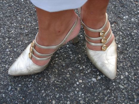 beautiful woman's shoes