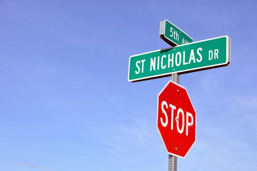 Saint Nicholas Drive in North Pole, Alaska 