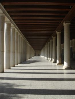 Beautiful Marble Columns from Athens - europe travel