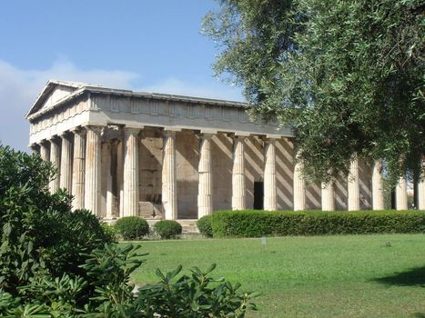 Agora ancient greece temple - Athene, Greece, europe travel