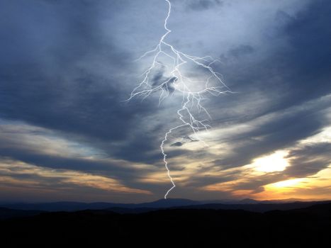 storm  - dramatic clouds prior to a storm - wallpaper