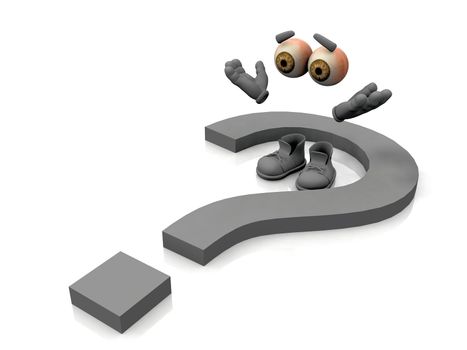 the invisible men and the question mark