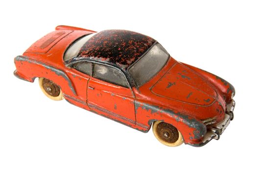 Old rusty car toy