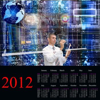 The newest Internet technologies.2012 Calendar.