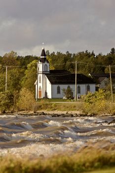 Church on Hecla Island Manitoba