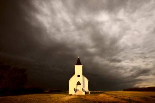 Cloudy Saskatchewan day