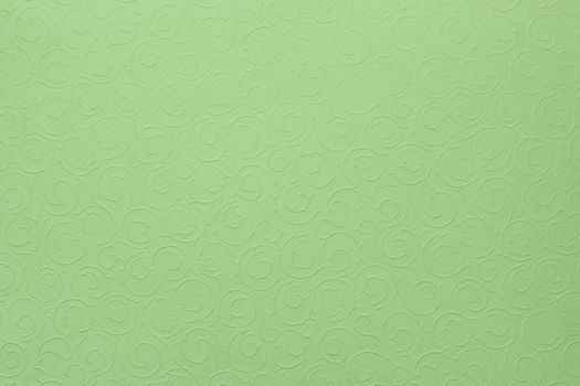 light pastel green background with round organic ornaments