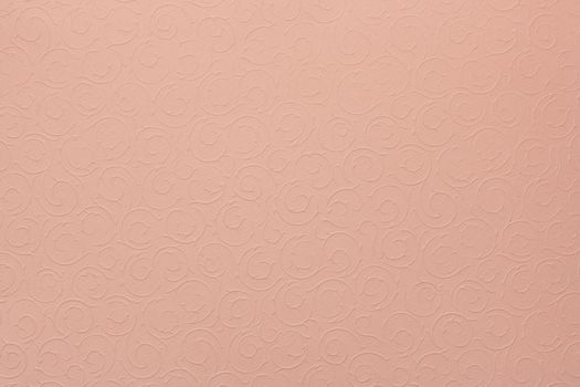 light pink background with round organic ornaments