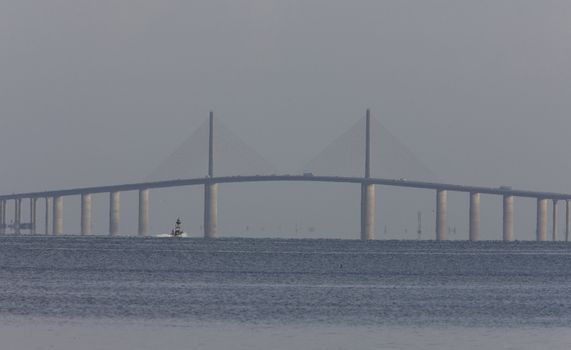 Sunshine Skyway Bridge Tampa Bay Florida