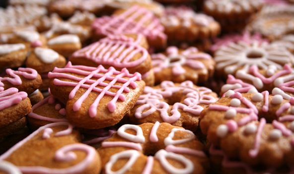 christmas cookies - detail of the cookies