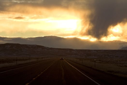 Sunset Wyoming