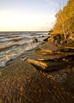 Quarry at Hecala Island Manitoba