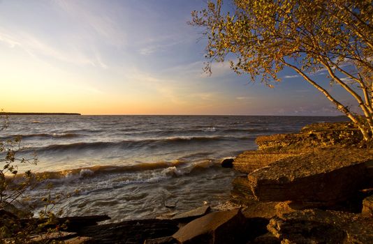 Quarry at Hecala Island Manitoba