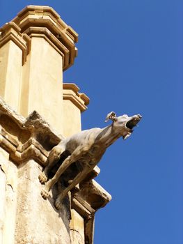 Castle gargoyle - Valtice in Czech Republic