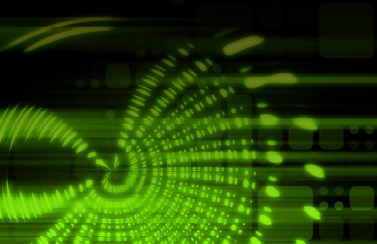 Futuristic Background as a Network Concept Art